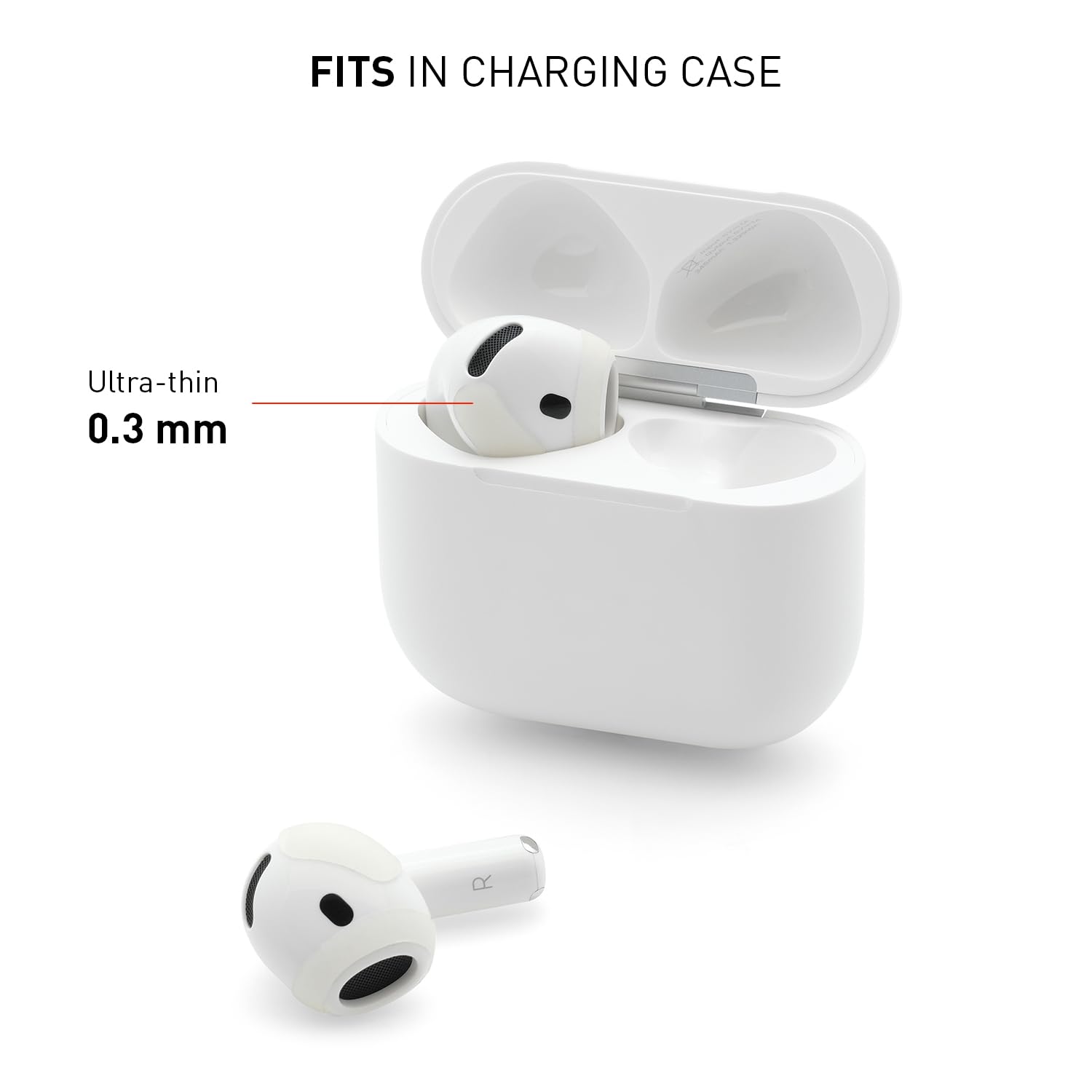 Amazon | グリップ 滑り止め AirPods 4 ステッカー – Apple AirPods