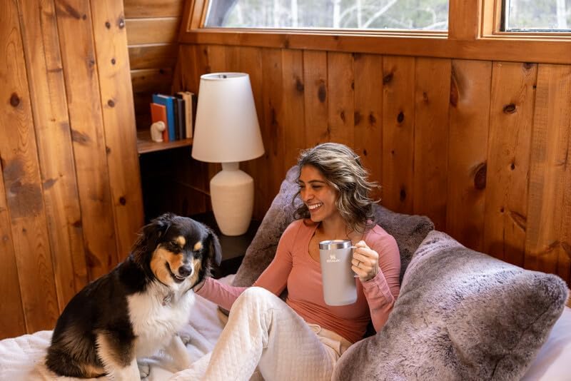 Image of STANLEY Everyday Camp Mug 24oz | Drink Through Lid | Cup for Coffee, Tea and Drinks | Insulated Stainless Steel Coffee Mug | BPA-Free | Black 2.0