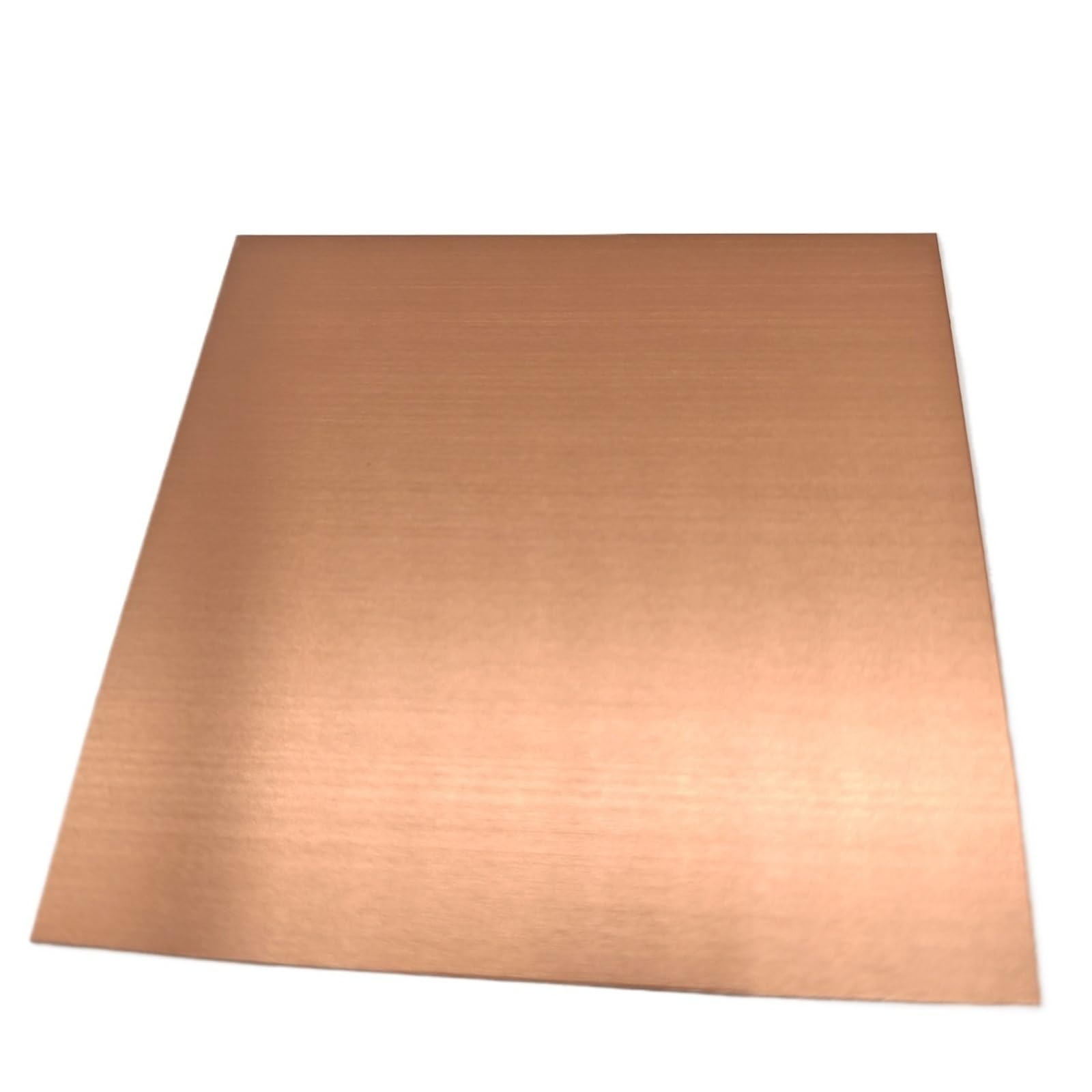 Roségoldene, gebürstete, eloxierte Aluminiumplatte, 0,5 mm und 1 mm dick, flaches Aluminiumlegierungsblech for Bastelarbeiten Werkzeuge(300x300x0.5mm)