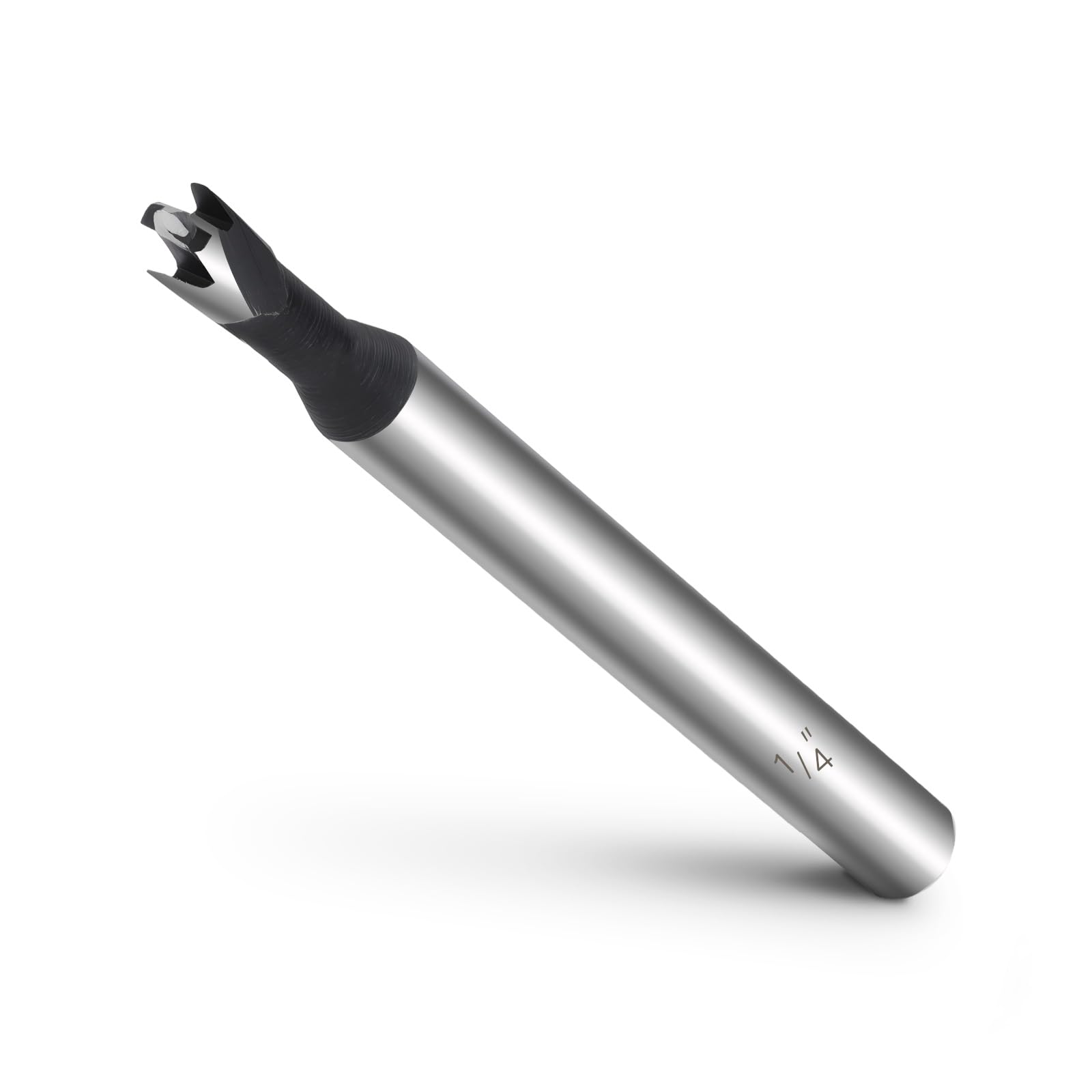 NIBBLAX 1/4" Forstner Bit for Wood, 1/4 Inch (Dia.) Wood Drill Bit Forstner Bits for Woodworking, Round Shank