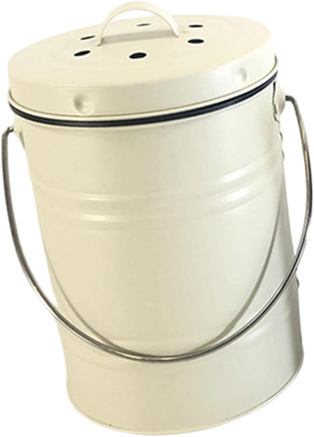 Compost Bin Easy to Clean 3L Capacity Trash Can for Farmhouse Household