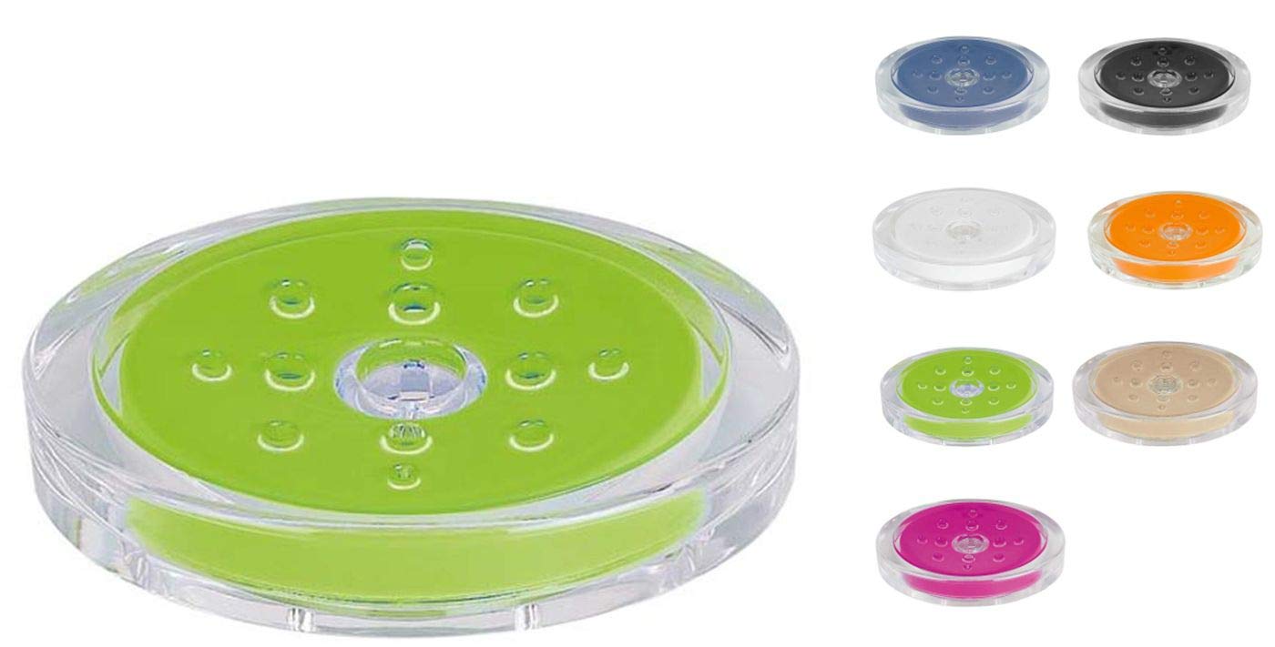 Spirella Sydney Acryl Soap Dish, Kiwi