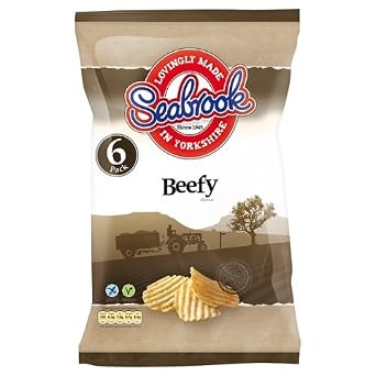 Crisps Seabrook Beefy Multipack 6X6X25G