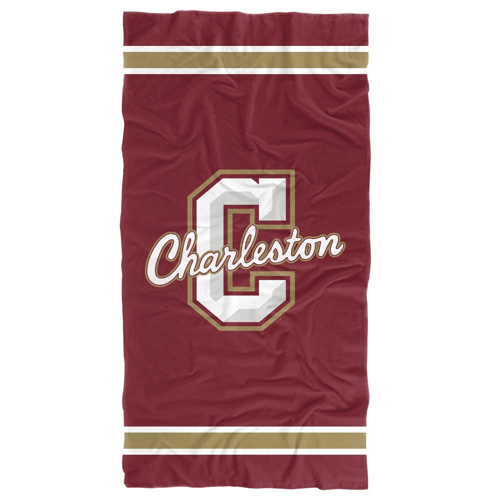 LOGOVISION College of Charleston Beach Towel/Bath Towel, 30"x60" Stripes