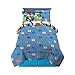 Super Mario Bros Kids Bedding Super Soft Cozy Reversible Comforter and Sheet Set with Sham, 5 Piece Twin Size Nintendo Gamer Bed Set, (100% Officially Licensed Product) by Franco