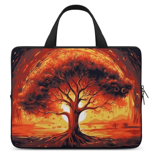 Housse ordinateur 15 pouces antichoc Arbre de vie anti-rayure