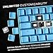 HK GAMING GK61 - Teclado Mecánico Mini 60 por Ciento - 61...