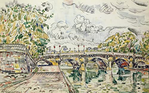 Poster sur toile Paul Signac 50x70cm SERENDIPITP en impression d'art haute définition