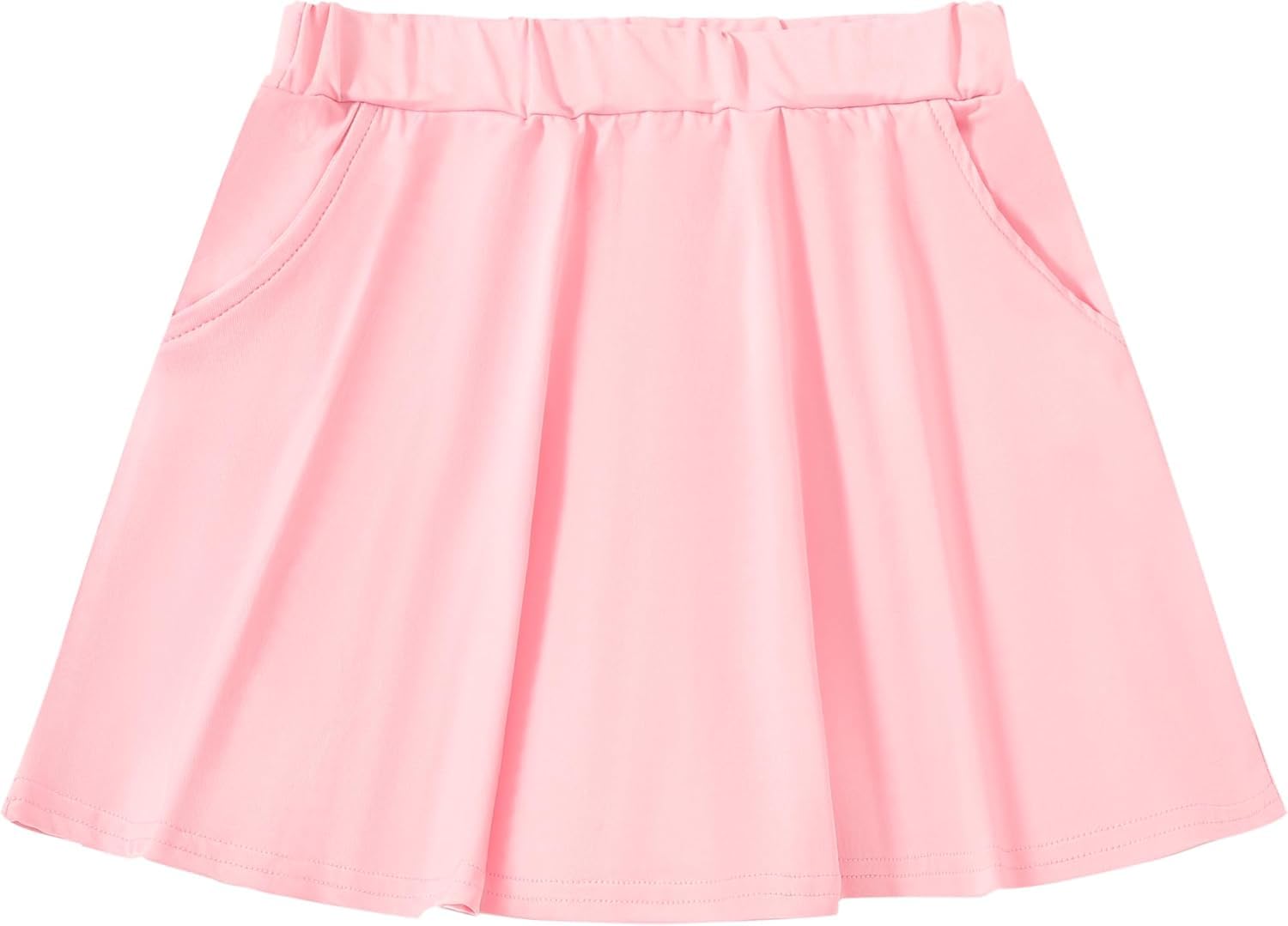 Vestido de tenis y golf para niñas, sin mangas, cuello en V, camiseta sin mangas y falda pantalón deportiva con bolsillos