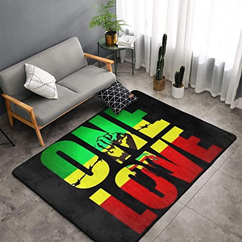 Tapete Area Rasta Reggae 60x39 in Antideslizante miniatura 3
