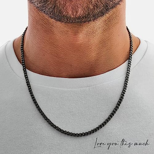 Love You This Much To My Brother - 316L Surgical Steel 7mm Cuban Necklace | Big Brother & Birthday Gift2
