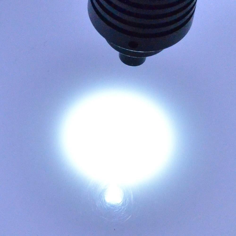 Mikroskop LED mikroskop punktowy światło regulowane oświetlenie lampa 3 W 6500 K AC100 ~ 240 V zasilacz koncentryczne światło (9 mm)
