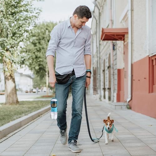 Cibaabo Dog Water Bottle with Food Container, Travel Puppy Water Bowl, Portable Pet Dispenser, Dog Gift Stuff Accessories Items, Puppy Essentials Necessities for Yorkie Cat Walking and Hiking - Image 6
