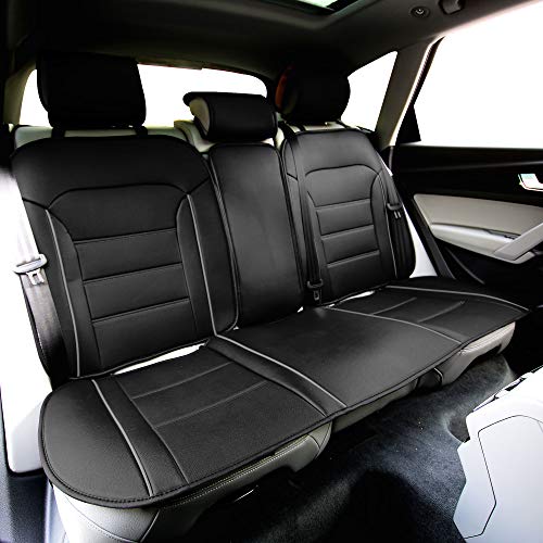 FH Group Gray-Rear PU208GRAY013 Futuristic Leatherette Seat Cushions, Color Fits Most Cars, Truck