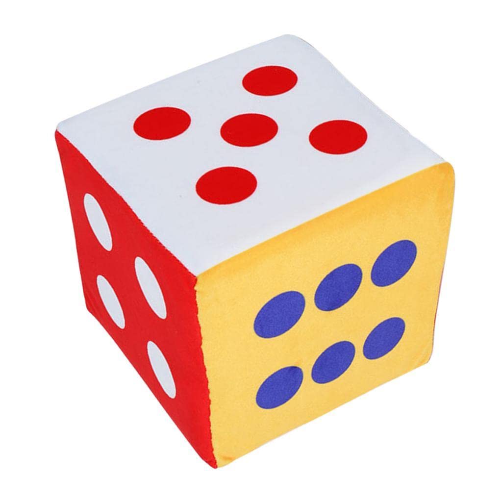 Jumbo Foam Playing Dice Game Carnival School Supplies 6 in Dot Dice
