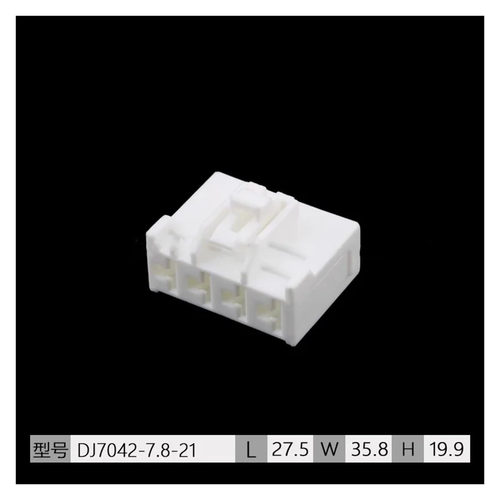 1-20Sets MG651926 4 Pin Männlich Weiblich Halter Gehäuse Elektrische Große Starkstrom Stecker Automotive Draht 7283-3040(Female Male,10 Sets)