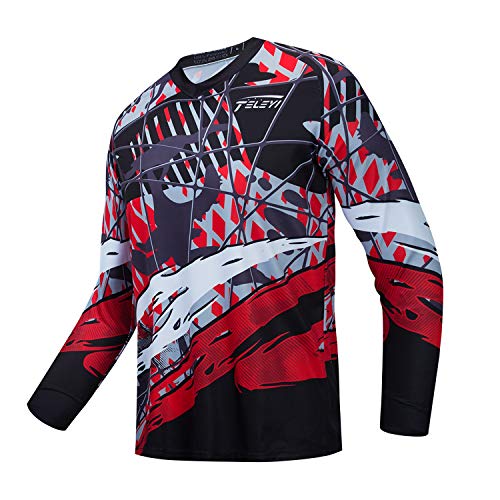 Maillot de cyclisme homme au grand air pour VTT et moto Cd9549 XL