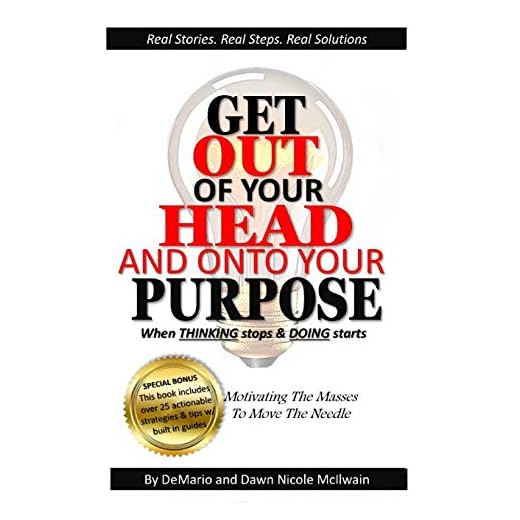 GET OUT OF YOUR HEAD AND ONTO YOUR PURPOSE: When THINKING stops & DOING starts