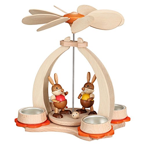 Zeidler Osterpyramide Hasenvater mit 2 Hasenkindern 6110 cm Neuheit...