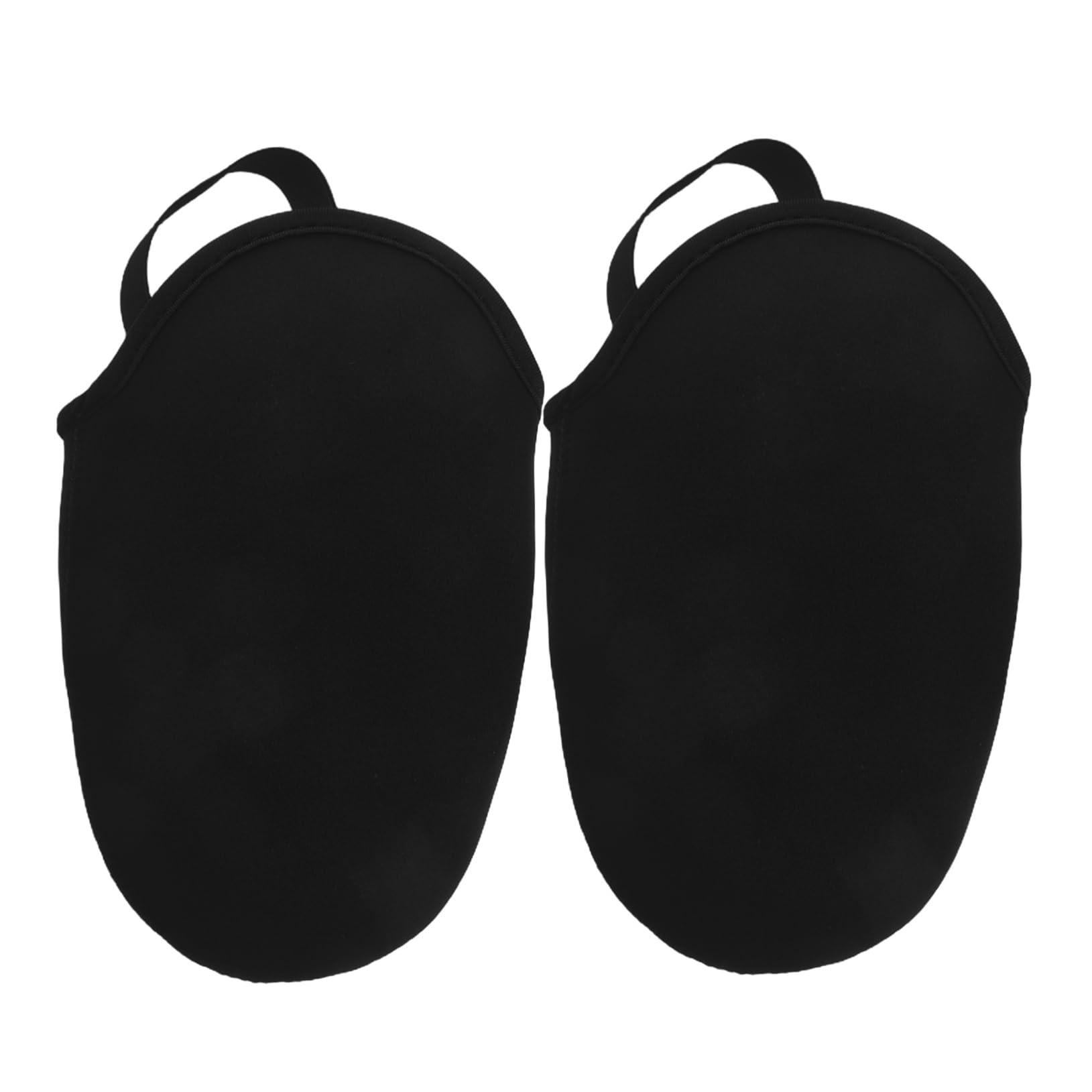 TOYANDONA 2pcs Warm Cycling Shoe Covers Windproof Toe Protectors for Mountain and Road Bikes Slip Half Shoe Covers Elastic Fit for Outdoor Cycling Black