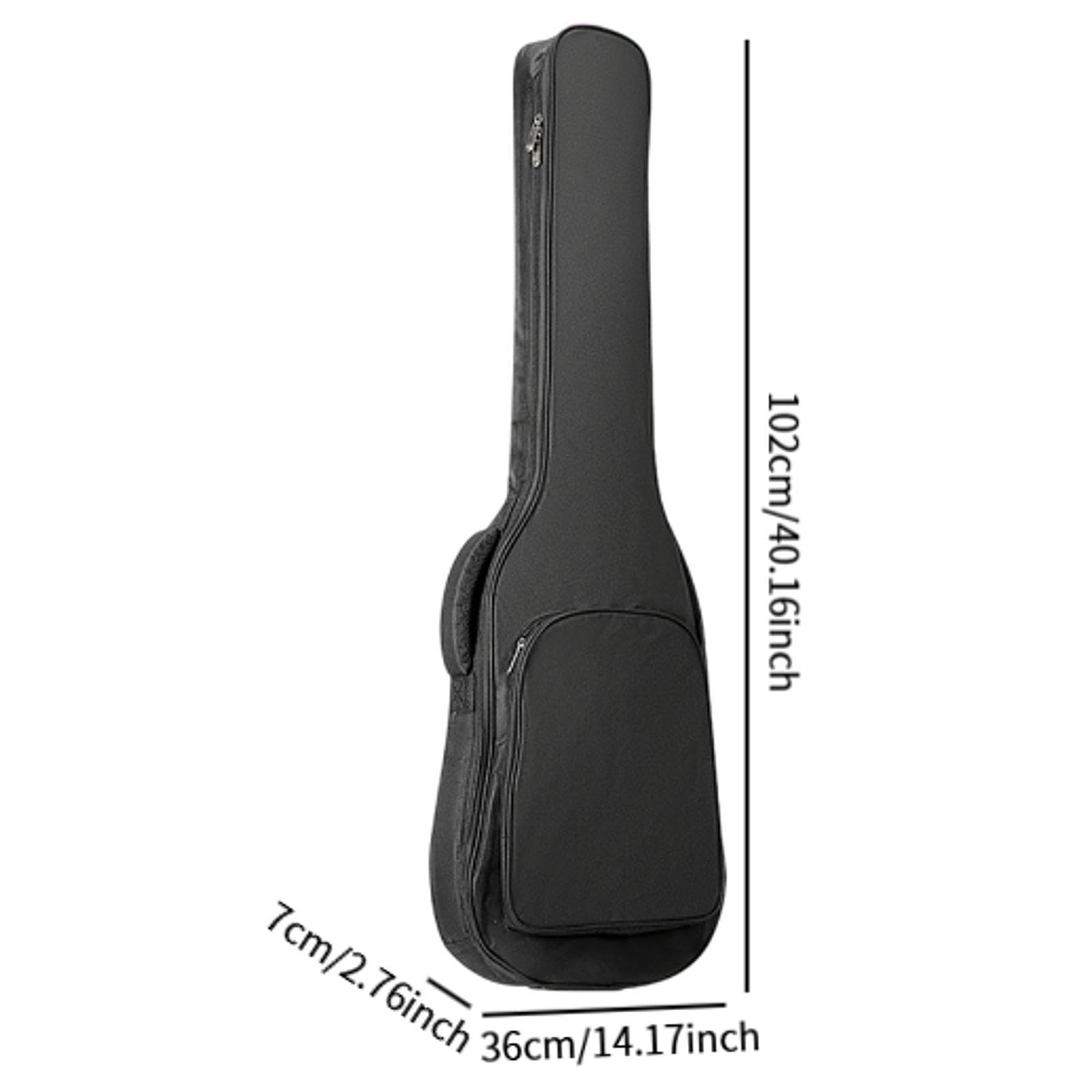 Colaxi Electric Guitar Bag Electric Guitar Backpack Carrying with Handle Professional Travel Unique Ergonomic Portable Gig Bag Case