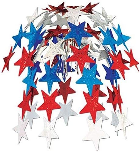 Red, White and Blue Star Cascade