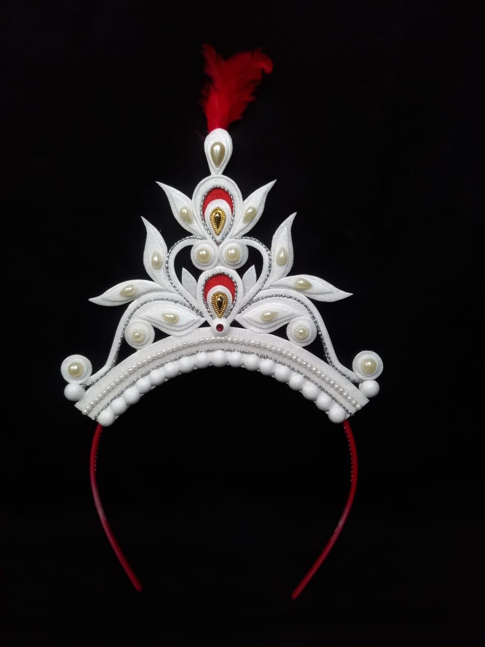 Baby Girls Annaprashan Mukut, Traditional Hindu Headgear for Ceremonial Attire (B0DF5NDTRH) Amazon Price History, Amazon Price Tracker