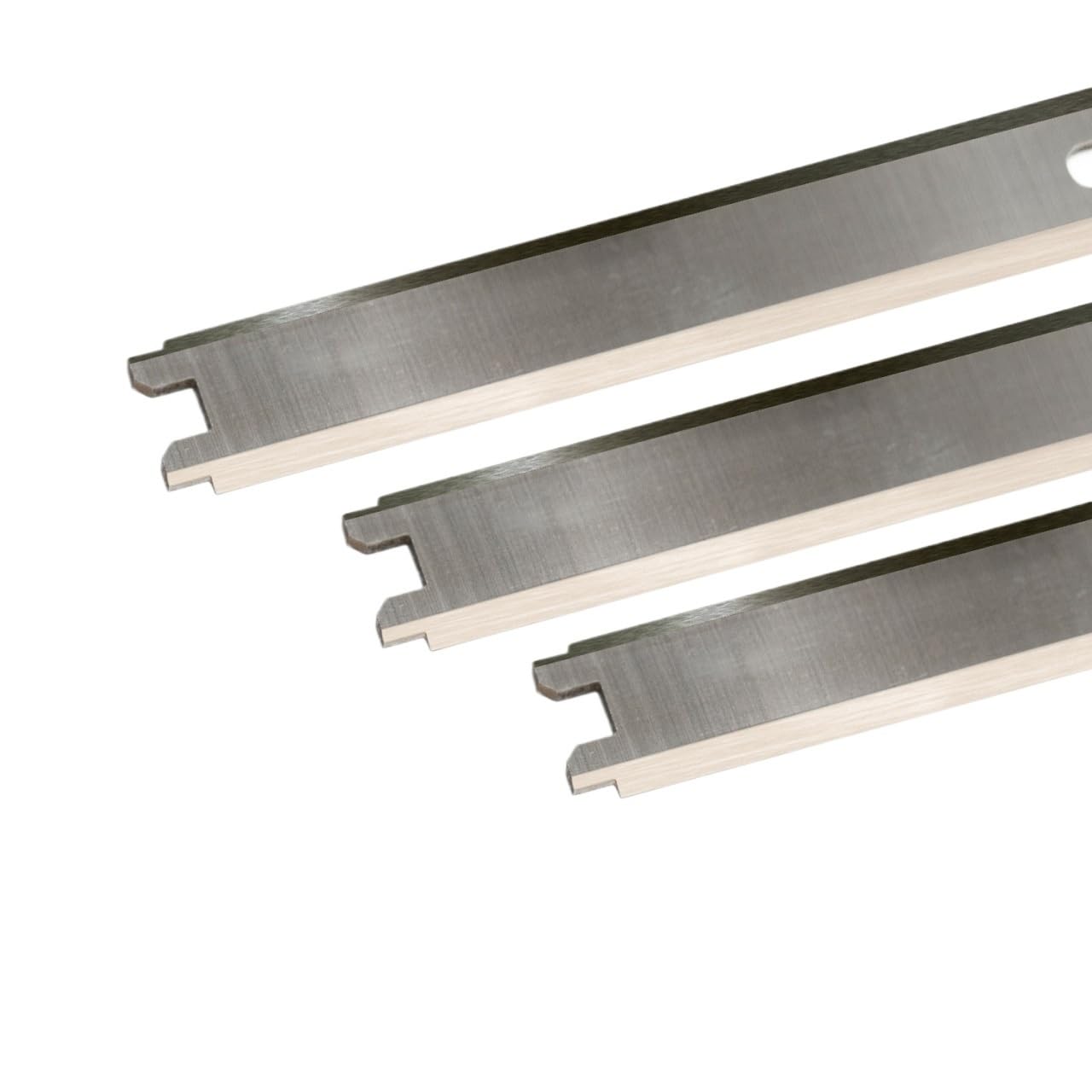 3 cuchillas de cepillado HSS, cuchillas reversibles de doble filo for cepilladora R4330, R4331, TP1300LS, repuesto AC20502