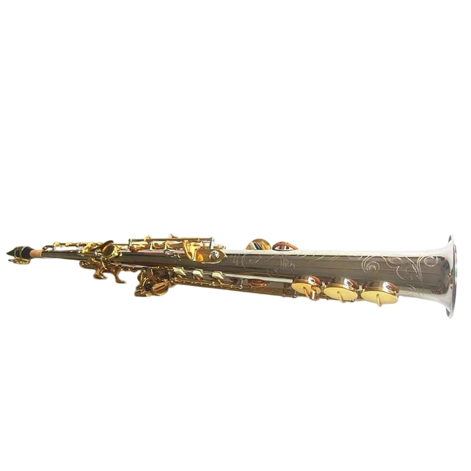 Saksofony Saksofon Sopranowy Rura Prosta Instrument W Tonacji B Materiał Niklowo Srebrny Twardy Futerał