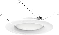 Vista 3 de Satco S11641 - Foco empotrable LED de 9.2 W, paquete de valor, 5-6 pulgadas, blanco, paquete de 6