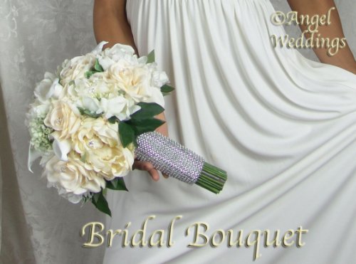 Gorgeous Chantal Complete Wedding Package Bridal Silk Flowers #TOP24