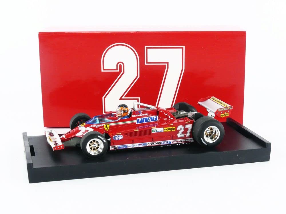 FERRARI 126 CK GILLES VILLENEUVE 1981 N.27 ITALY GP 1:43