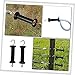 DOITOOL 2pcs Insulated Fence Gate Handle Electric Fence Kit Repair Tool Outdoor Safe