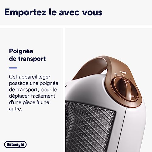 De'Longhi hfx30 C18 IW zptc160 verticale, blanc nacré