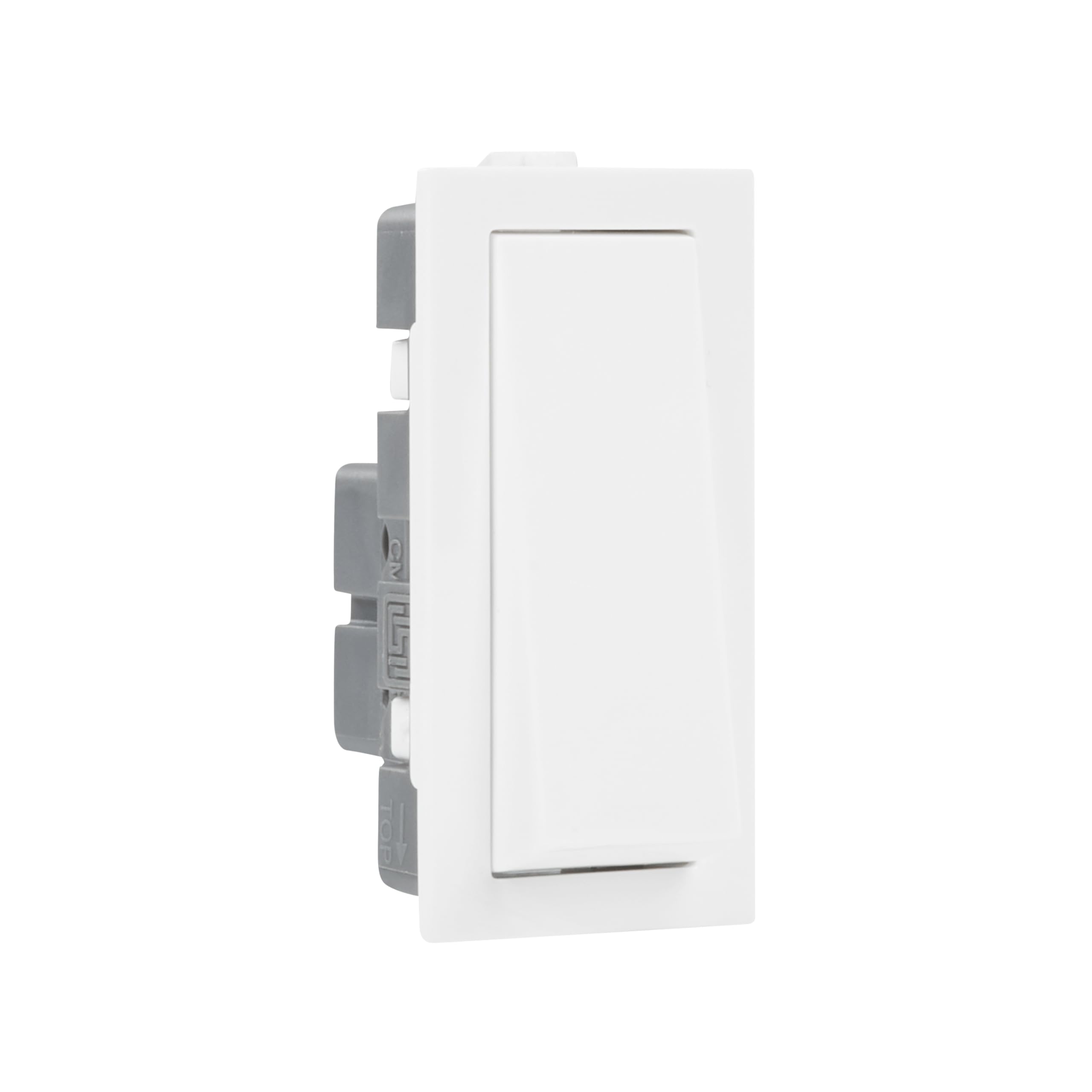 Indo Asian Elvira 1 Way Electric Wall Switch, 6A, White-picture-13