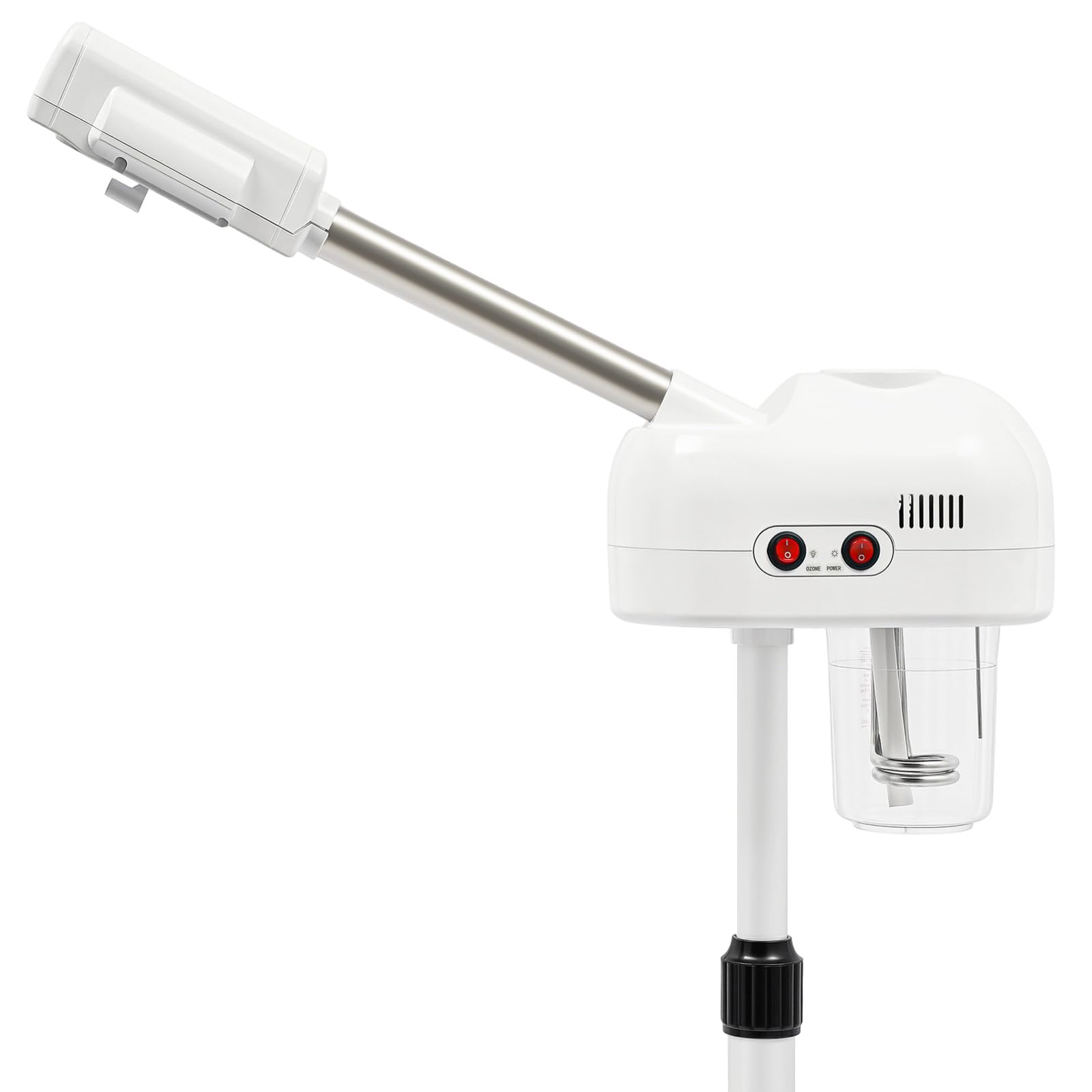 2-in-1 Gesichtsdampfer, 800W 220V Ozon-Gesichtssauna Gesichts-Sauna-Ozon-Dampfer 360° drehbares Dampfgerät SPA Gesichtspflege Sprühen Maschine für Häusern Krankenhäusern Schönheitssalons