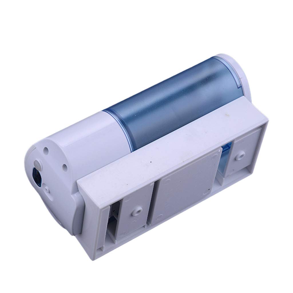 Dispenser di Detersivo per Shampoo Disinfettante per Mani con Sensore Touchless per Erogatore di Sapone Automatico 400 Ml Montato A Parete per Cucina del Bagno Blu
