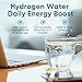 Hydrogen Water Tablets with Magnesium - 120 Tablets Fast-Dissolving H2 Molecular Hydrogen Supplements for Brain Health, Cognitive Function, Energy & Metabolism Support - Vegan, Non-GMO, Gluten-Free