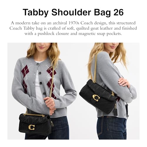 Image of Coach Women's Soft Quilted Tabby Shoulder Bag