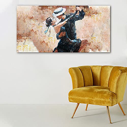 Image sur verre de danse tango pour apporter passion et élégance à votre chambre