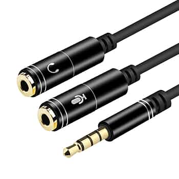 【変換機付】マイク用ケーブル３本セット Amazon.co.jp: ヘッドホン+マイク用変換アダプタケーブル Deear
