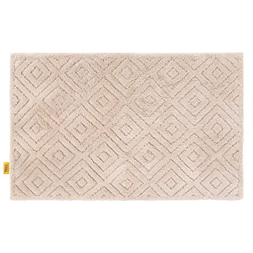 オカ 乾度良好ピュール バスマット 約60cm×90cm グレーベージュ