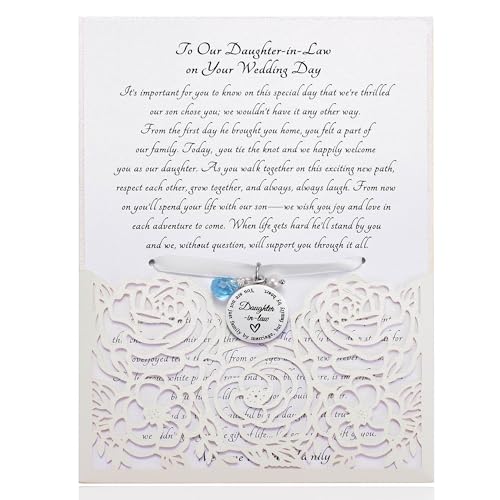 Image of MIXJOY Something Blue Gift for Bride, Wedding Day Bridal Blue Pearl Angel Wings Bouquet Garter Charm for Bride to Be
