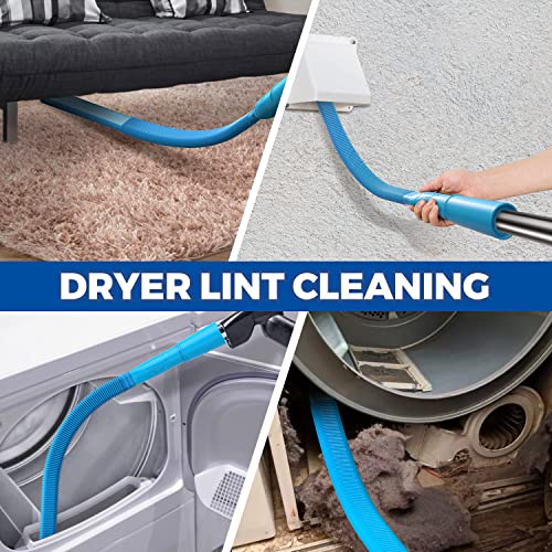 Holikme 8 Pieces Dryer Vent Cleaner Kit Dryer Cleaning Tools, Include