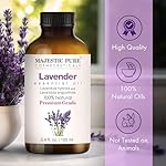Majestic Pure Lavender Essential Oil with Glass Dropper | 100% Pure and Natural Lavender Oil | Premium Grade Essential Oils for Diffusers, Skin, Aromatherapy, Massage | 4 Fl Oz - Image 3