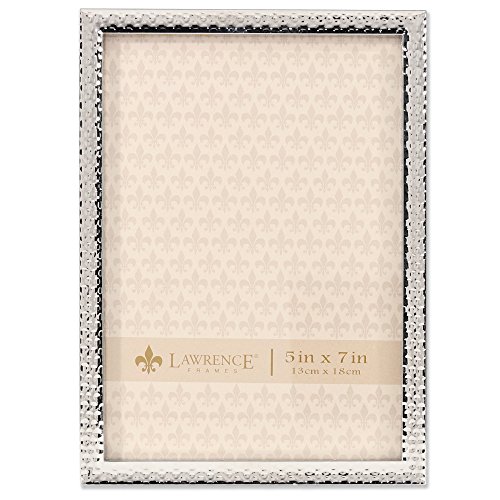 Lawrence Frames 713057 Metal with Hammer Effect, 5x7, Silver