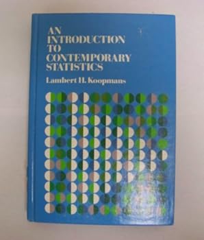 Hardcover An introduction to contemporary statistics Book