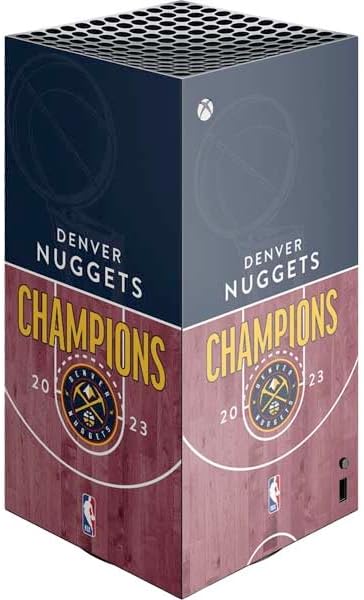 Skinit Decal Gaming Skin Compatible with Xbox Series X Digital Edition Console - Officially Licensed NBA Denver Nuggets Hardwood Classics Design