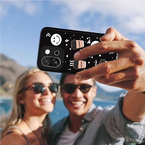 Image of amazon basics Back Case Cover Compatible for OnePlus 13s | Cute Fun Cartoon 3D Ball | Coffee Silicone Case | Camera Protection | Body Protection | Shock Proof | Color Black
