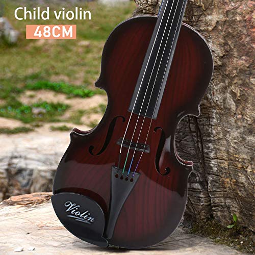TOPmountain Kit de violino de plástico para violino, violinos superiores, prática de violino de plás